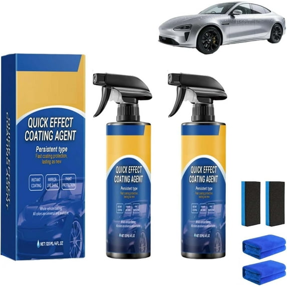 Kiwient Car Coating Spray, 2025 New Advanced Cars Quick-Acting Coatin Agent Sprays, Quick Effect CoatingAgents for Car (2)