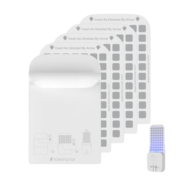 Kiwinurse Sticky Card Refills Replacement Double Sided 5-Pack (No Device)