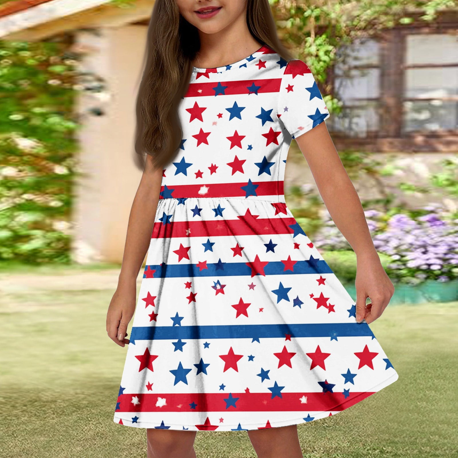 long blue floral dress Light Lace A Line Prom Dresses Off the Shoulder Ruffled Lo Size:6 US (38 EU) Personalized Girls Birthday Dress: sc_8513