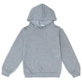 thumbnail image 1 of Kixjoy Gray Pullover Hoodies for Girls 11-12Y Soft Winter Hooded Sweatshirts for Girls Fashion Lightweight Kids Hoodies Cute Casual Oversized Outfits with Pockets, Gray 11-12Y, 1 of 2