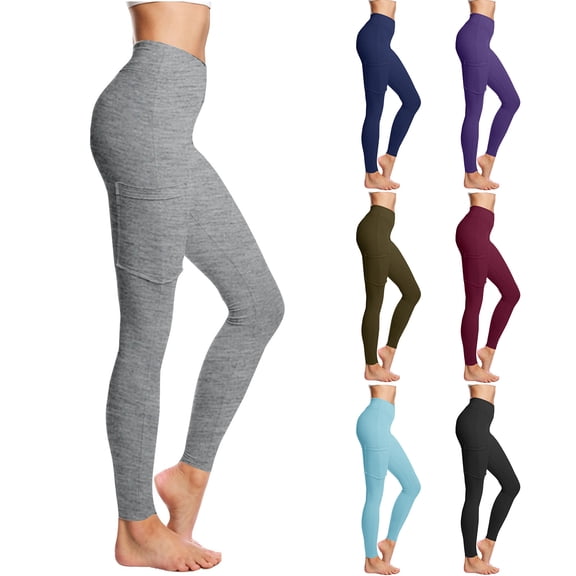 Kixjoy Sport Lined Leggings Women Oversized Sport High Waisted Leggings Warm Seamless Cargo Pants Athletic Fall Silm Fit Tummy Control Leggings for Women, Light Gray XL