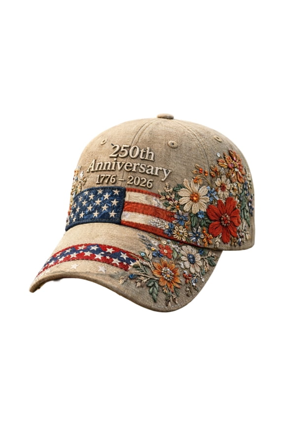 United States 250th Anniversary Baseball Cap – Patriotic Hat for Men & Women – Adjustable Commemorative USA Print – 1776–2026 Freedom Tribute Gift, D