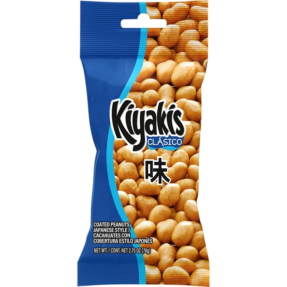 Kiyakis Clasico 2.75 oz Pouch, Original Coated Peanuts Japanese Style