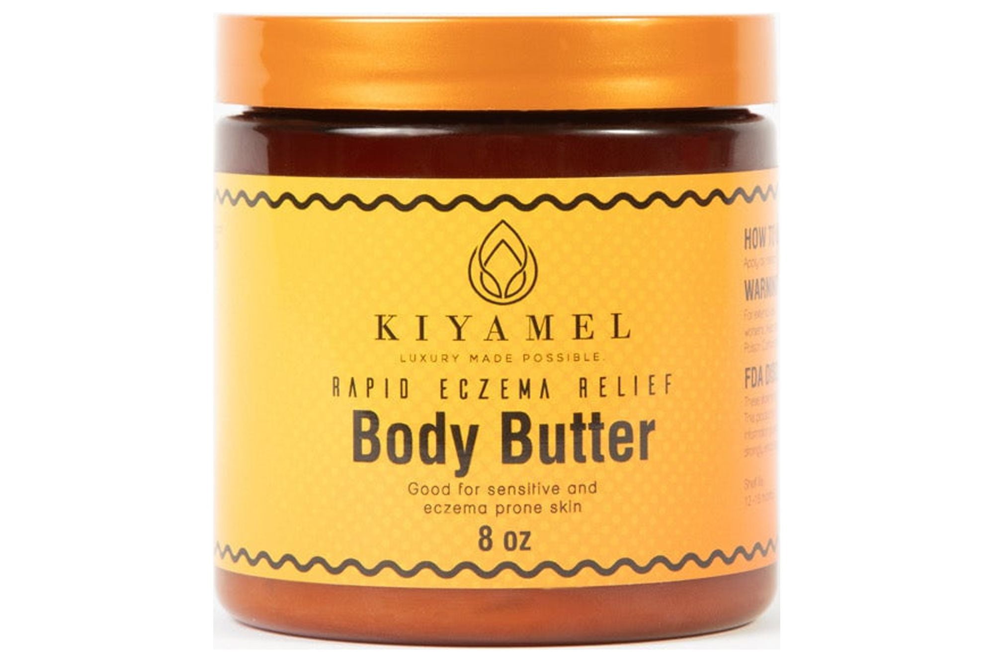 Kiyamel Rapid Eczema Relief Body Butter Organic Mango & Haitian