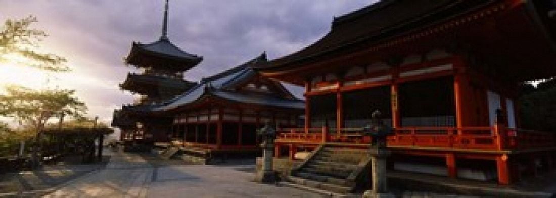 Kiyomizu-Dera Temple Kyoto Japan Canvas Art - Panoramic Images (34 x 12)