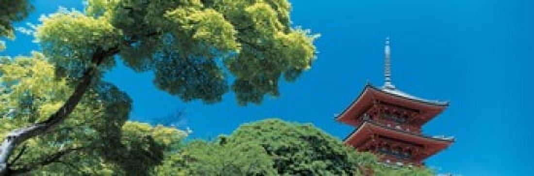 Kiyomizu Temple Kyoto Japan Canvas Art - Panoramic Images (18 x 6)