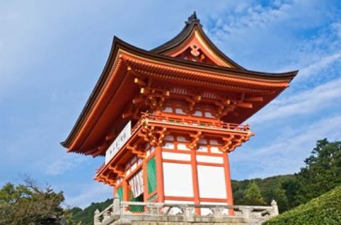 Kiyomizudera Temple Gate Japan Canvas Art - Rob Tilley DanitaDelimont (22 x 15)