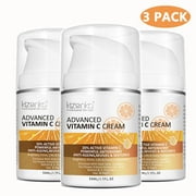 Kizenka Vitamin C Face Cream Reduce Dark Spot, Anti Aging, Deep Hydration for Daily Facial Moisturizer Skin Firm Lotion - 3 Pack