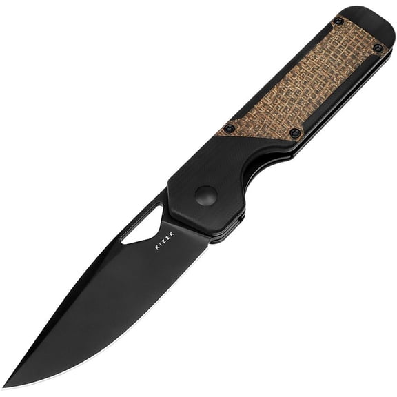 Kizer Cutlery Militaw Framelock Grn Mic G10