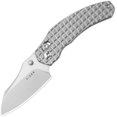 thumbnail image 1 of Kizer Cutlery Mini Bulldog Clutch Lock Gray S45VN titanium, 1 of 1