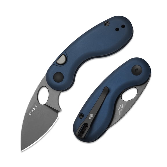Kizer Microbe 2.19" Folding Pocket Knife 14C28N Blade Aluminum Handle V2742A1