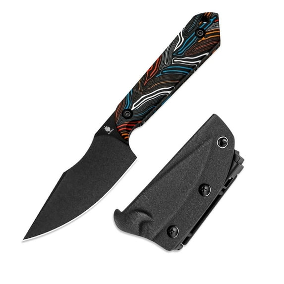 Kizer Mini Harpoon Fixed Blade Knife 3V Blade G10 Handle Pocket Tactical Knives 1040S6