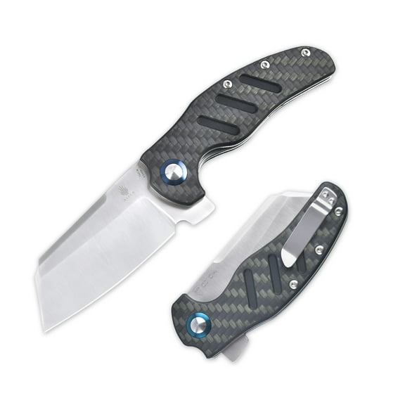 Kizer Vanguard C01c(XL) Sheepdog Pocket Folding Knife 154CM Steel Blade Carbon Fiber Handle Handle V5488C3