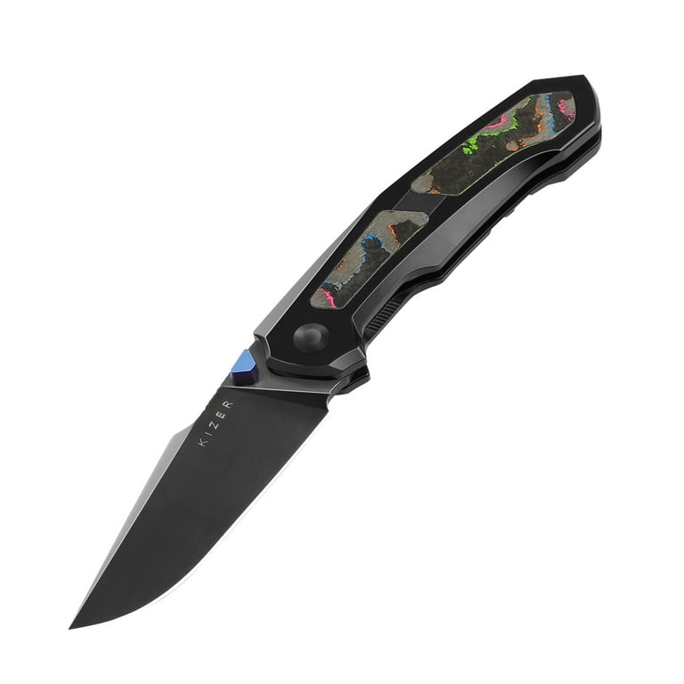 Kizer Pocket Folding Knife Feweed, S45VN Steel Titanium