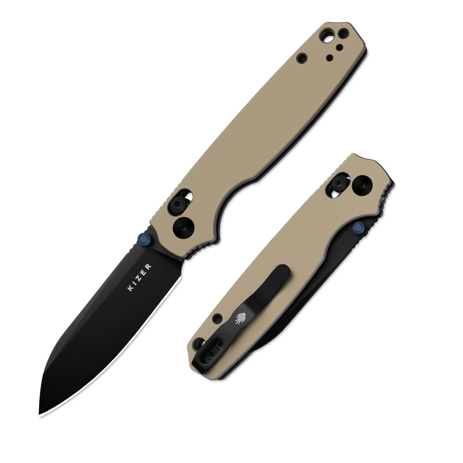 Kizer Pokiman CS EDC Folding Pocket Knife AEB-L Blade Aluminum Handle V3789A6