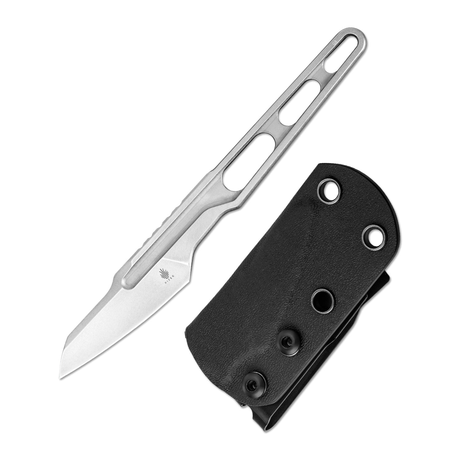 Kizer SCUTTLER Fixed Blade Knife D2 Blade D2 Handle Pocket Knife 1058A1