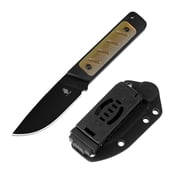 Kizer Smolt Fixed Blade Knife , D2 Steel G10 & PEI Handle, 1063A4