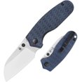 thumbnail image 1 of Kizer Towser S Folding Knife Steel Blue Richlite Handle Pocket Knife Camping Tools, 1 of 6