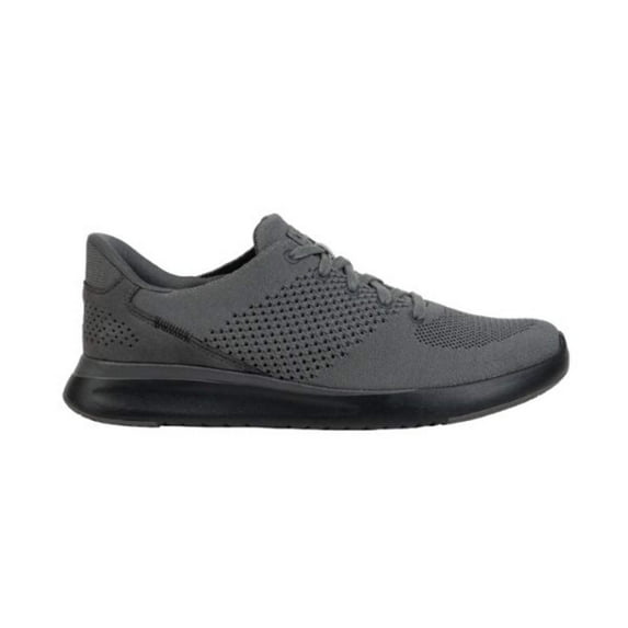 Kizik Lima Graphite Gray Unisex Hands-Free Slip-On Sneakers – Breathable Knit No-Tie Shoes with Cushioned Rabbit Foam® Sole