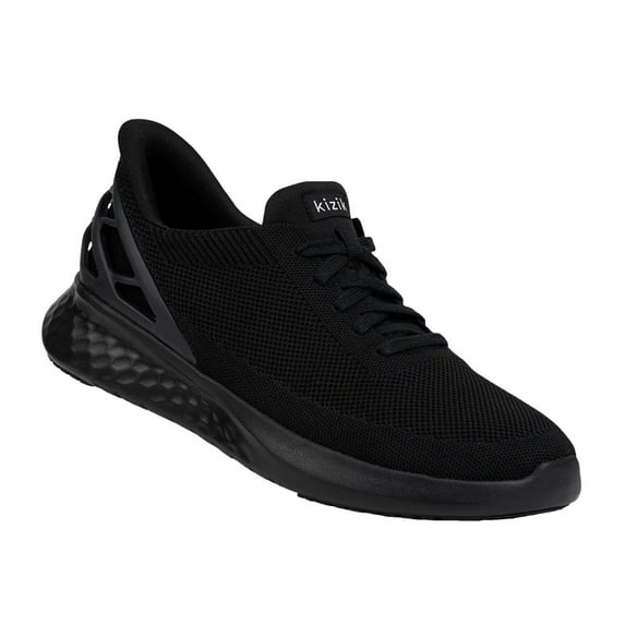 Kizik Shoes - Athens (Black/Black Outsole, M 11 - W 12.5 WIDE)