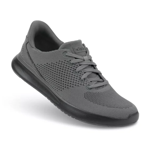 Kizik Lima Unisex Hands-Free Breathable Knit Sneakers – Graphite Gray