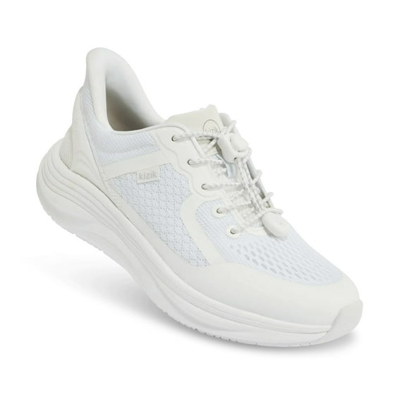 Kizik Women's Shoes- London (White, 8.5 WIDE)