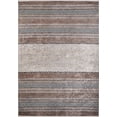 thumbnail image 1 of Kizil Beige Striped Polyester Area Rugs for Living Room Washable Rugs Boho Moroccan Area Rug Soft Geometric Bohemian Distressed Indoor Rug for Bedroom Dining Room Office Foldable Nonslip Rug, 1 of 9
