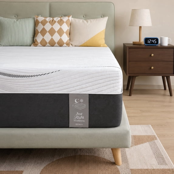 Kizreo Twin Size Memory Foam Mattress, 6 Inch Bed Mattress in A Box with Cooling Green Tea Gel, Pressure Relief with Firm Support, CertiPUR-US Certified Foam