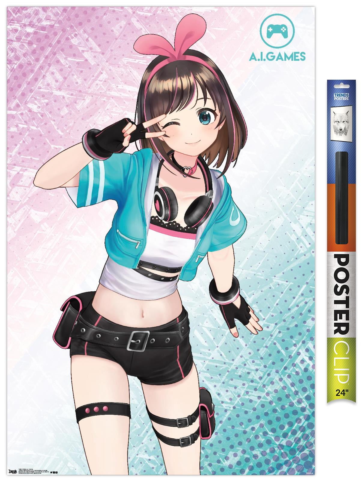Kizuna Ai - Dance Wall Poster, 22.375" x 34"