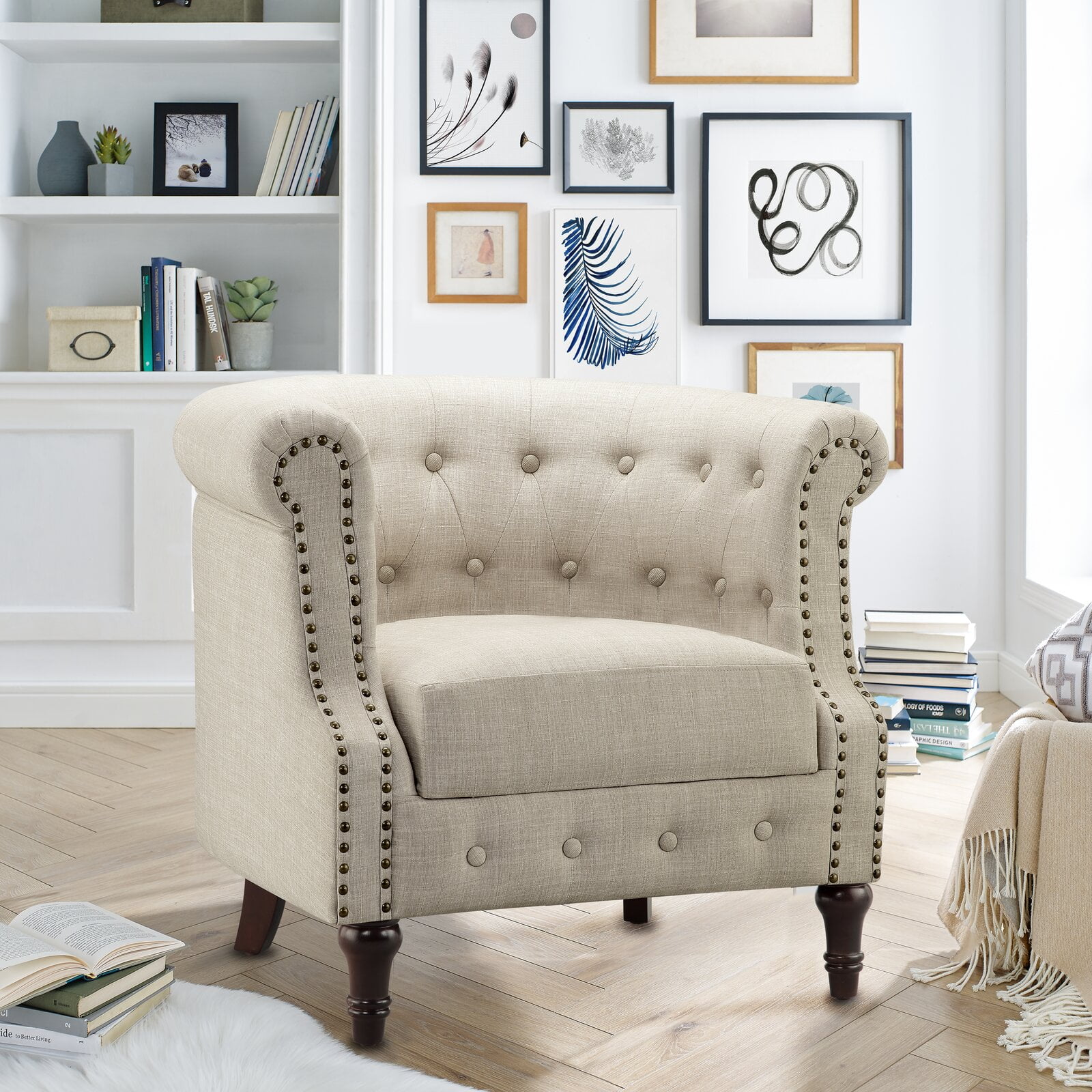 Kjellfrid outlet chesterfield chair