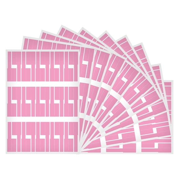 Kjfeif 10Pcs Colorful Cable Labels Stickers Adhesive Tear Wire Tags Writeable Marker Labels for Network USB Charging Cables Server Room Home Wire Management