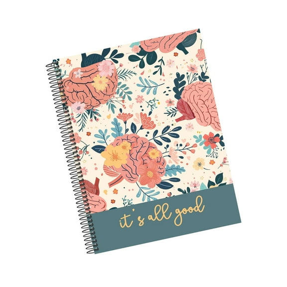 Kjfeif 90 Day Guided Mental Health Journal, Daily SelfCare Notebook with Prompts for Gratitude Sleep Anxiety Stress Management, Diary for Women Men Self Improvement Gift