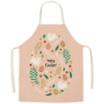 thumbnail image 1 of Kjfeif EasterSeries Household Printing Linen Apron, Kitchen Multi Function Apron With Funny Personality Creative Design, Washable Apron For Holiday Cooking, 1 of 6