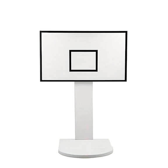 Kjfeif Fun Basketball-Themed Waste Bin with Hoop and Net, Interactive Shooting Game Design, Creative Gift for Home, Office, Party, Gym and Outdoor Recreational Entertainment