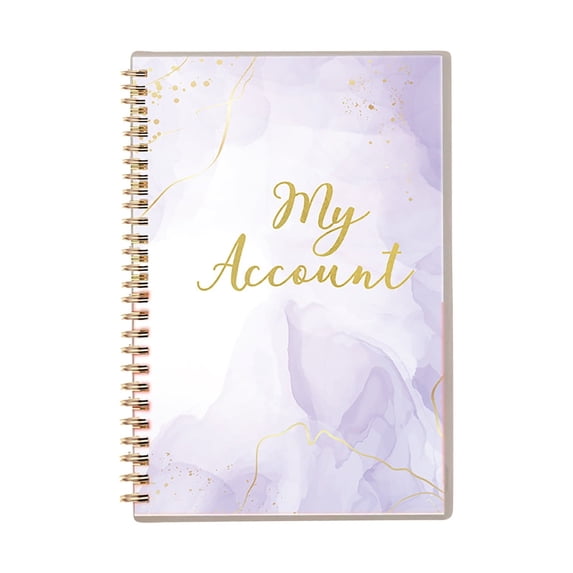 Kjfeif Income and Expenditure Account Book, Bank Checkbook Ledger with Budget Planning Monthly Bill Organizer, Household Financial Notebook for Personal Business Tracking Budgeting Planner
