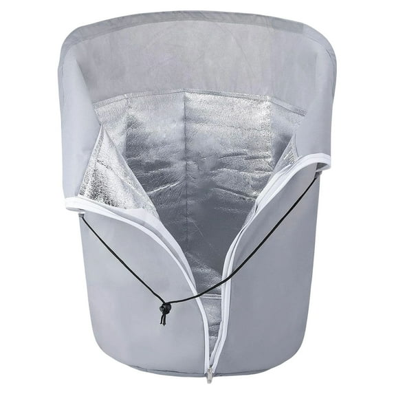 Kjfeif Plant Winter ProtectionPot Covers, Outdoor Pot Covers Pot Covers for Winter with Zipper Flower Pot ProtectionBag for Outdoor Fruit Trees Potted Plants Shrubs