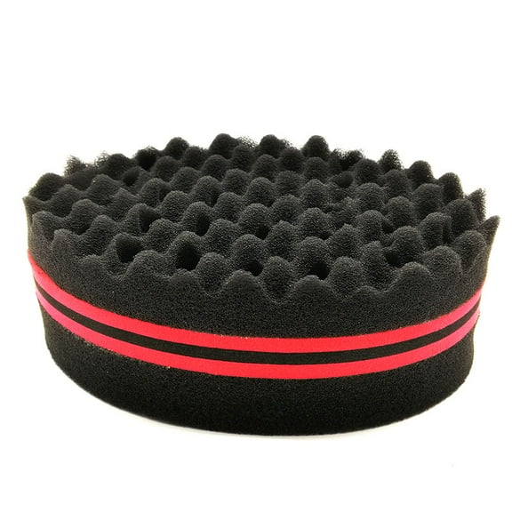 Kjislet Short Hair Twist Sponge, Big Holes Hair Brush for Twist Waves, Barber Tool1 Piece