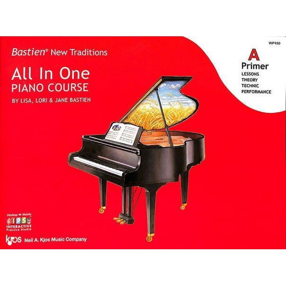 Kjos Bastien New Traditions: All In One Piano Course - Level 4B