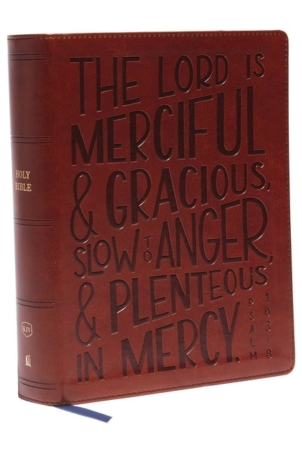 Kjv, Journal Reference Edition Bible, Verse Art Cover Collection, Brown Leathersoft, Red Letter, Comfort Print: Let Scri, (Hardcover)