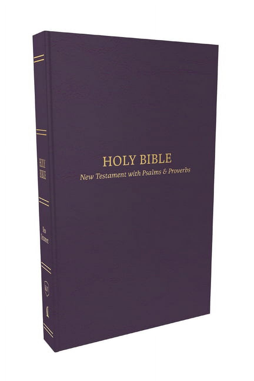 Kjv, Pocket New Testament with Psalms and Proverbs, Purple Softcover