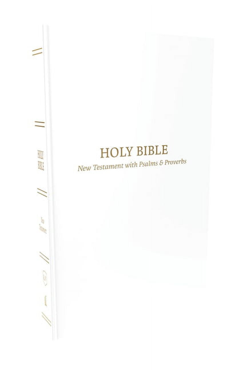 Kjv, Pocket New Testament with Psalms and Proverbs, White Softcover