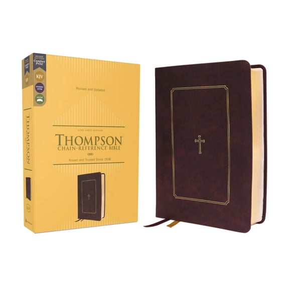 Kjv, Thompson Chain-Reference Bible, Leathersoft, Burgundy, Red Letter, Comfort Print, (Hardcover)