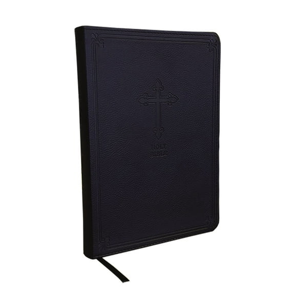 Kjv, Value Thinline Bible, Large Print, Leathersoft, Black, Red Letter Edition, Comfort Print, (Hardcover)