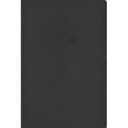 Pre-Owned KJV, Value Thinline Bible, Large Print, Leathersoft, Black, Red Letter Edition, Comfort Print: Holy Bible, King James Version Paperback