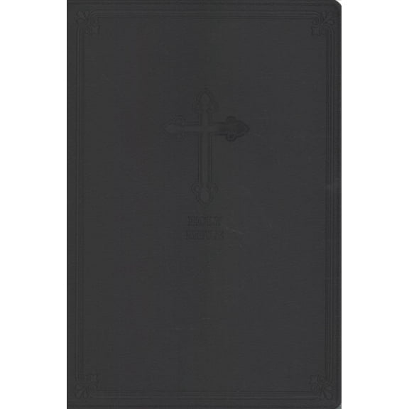 Pre-Owned KJV, Value Thinline Bible, Large Print, Leathersoft, Black, Red Letter Edition, Comfort Print: Holy Bible, King James Version Paperback