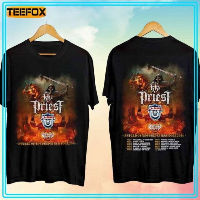 Kk’s Priest Return Of The Sinner Usa Tour 2024 Unisex TShirt