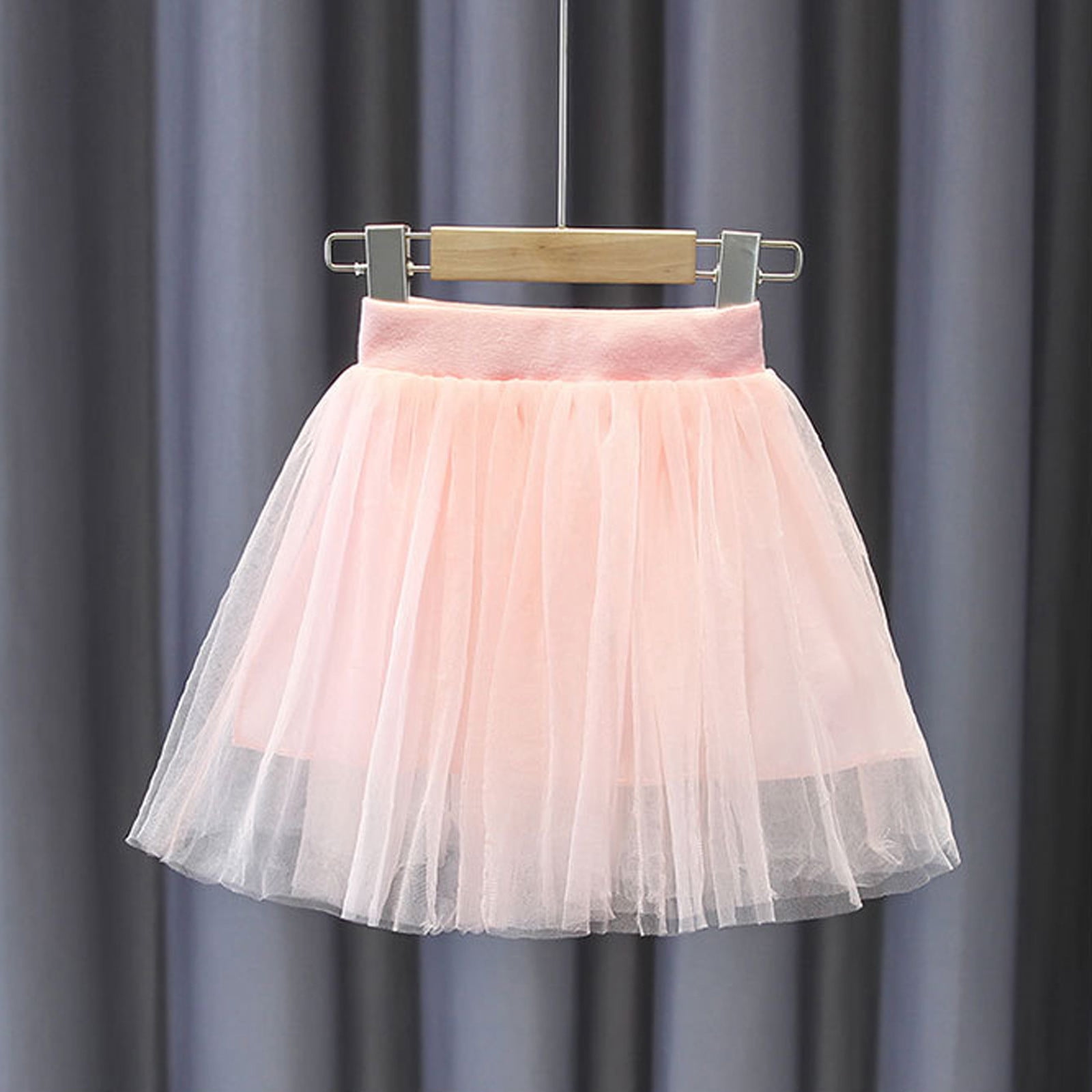 KIDS MINI WRAP FRILL SKIRT 4-10 EGYPTIAN ROSE