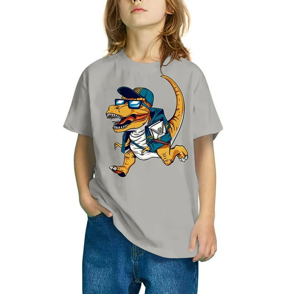 KkSLirnhs 5 Years Shirts for Kids Boys Tops Short Sleeve Round Neck Boys Shirts Size 10-12,Boys Shirts Size 8 Multicolor