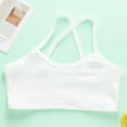 thumbnail image 1 of KkSLirnhs Bra for Girls 10-12 Girl Bras 12-14 Breathable & Cozy Girls' Padded Camisole Bra - No Underwire S White, 1 of 6