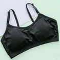 thumbnail image 1 of KkSLirnhs Bra for Girls 10-12 Girl Bras 12-14 Breathable Seamless Girls' Bra - No Wire, Soft Cotton Fabric 11 Years Black, 1 of 3